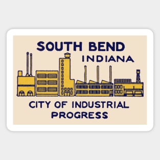 1940s South Bend Indiana Magnet